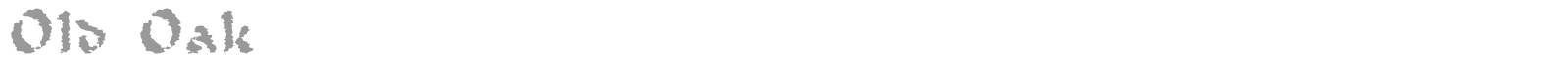 Old Oak font preview